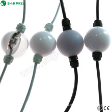 Impermeável ao ar livre dmx rgb led string 3d pixel endereçável levou bola luz